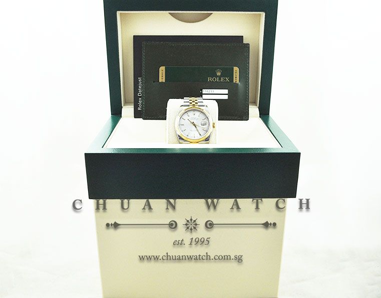 Rolex Gents DateJust 36mm 116233 Silver Rhodium Baton - Image 5