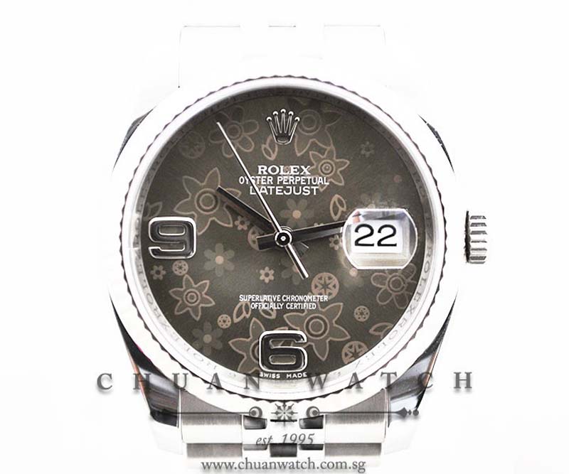 Rolex Gents DateJust 36mm 116234 Bronze Flowers 6.9.