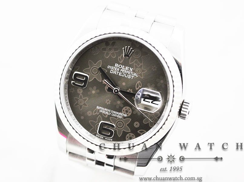 Rolex Gents DateJust 36mm 116234 Bronze Flowers 6.9. - Image 2