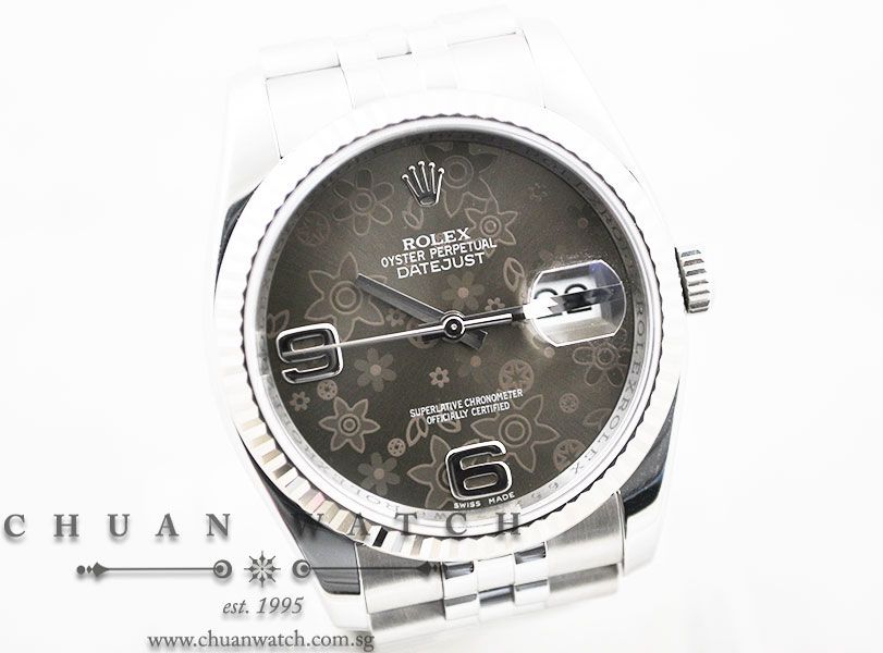 Rolex Gents DateJust 36mm 116234 Bronze Flowers 6.9. - Image 3