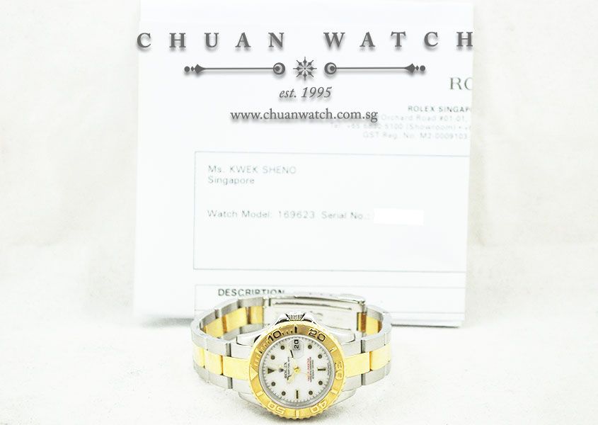 Rolex Yacht-Master Ladies 29mm 169623 White - Image 5