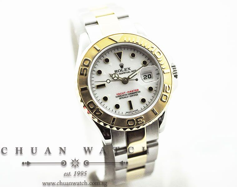Rolex Yacht-Master Ladies 29mm 169623 White - Image 3