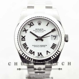 Rolex Boys DateJust 31mm 178274 White Roman