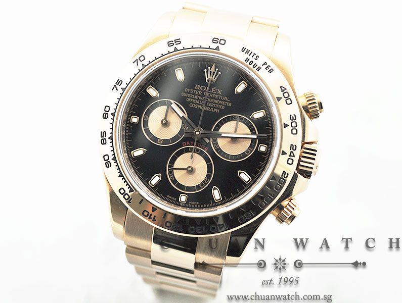 Rolex Cosmograph Daytona Everose 116505 Black Index - Image 2