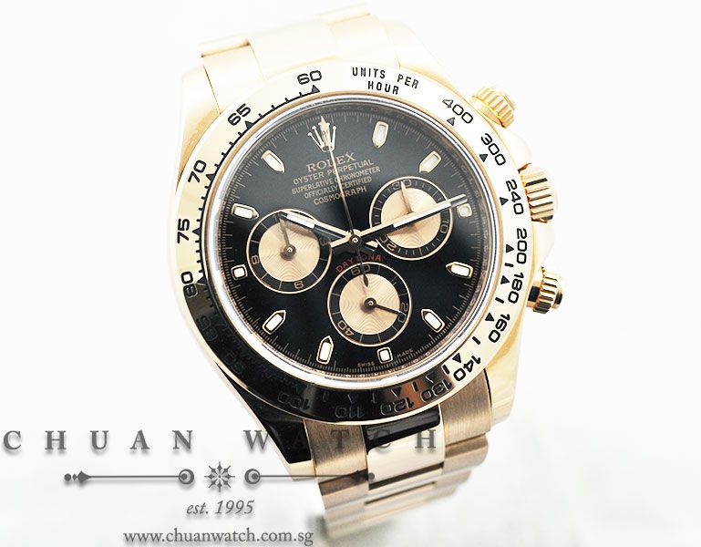 Rolex Cosmograph Daytona Everose 116505 Black Index - Image 3