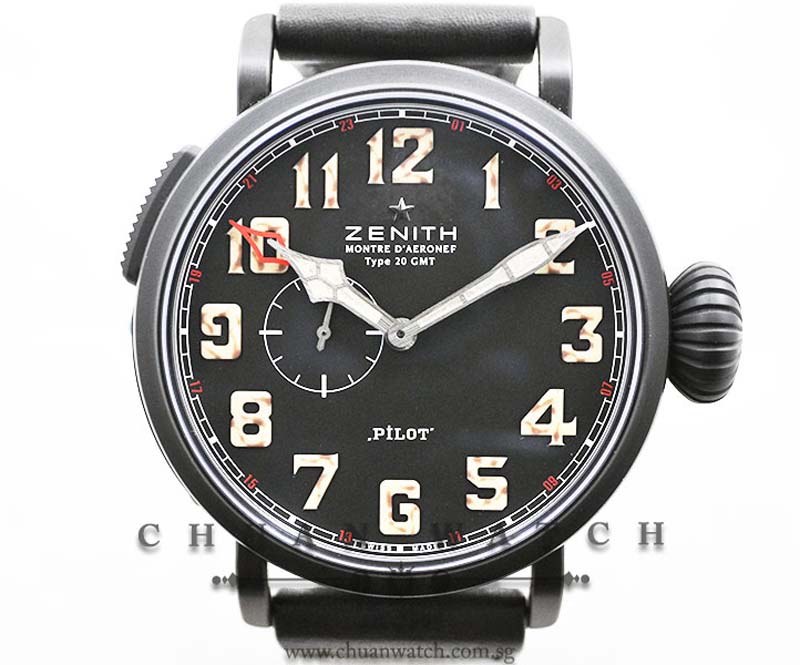 Zenith Pilot Montre dAeronef Type 20 GMT 96.2431.693/21.C738 - Limited Edition of 1903 Pieces Only