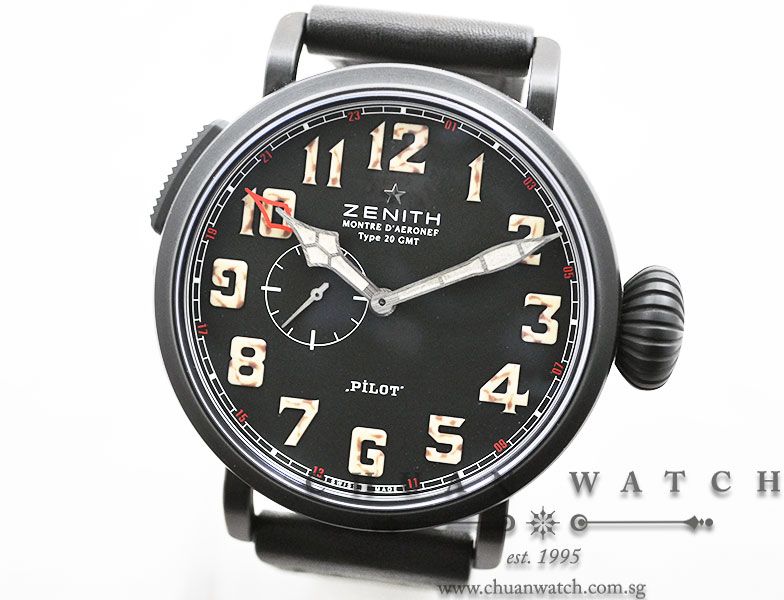 Zenith Pilot Montre dAeronef Type 20 GMT 96.2431.693/21.C738 - Limited Edition of 1903 Pieces Only - Image 2
