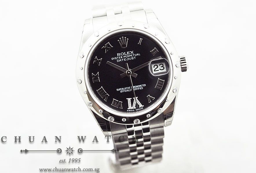 Rolex Boys DateJust 31mm 178344 Purple Roman VI 11BR - Image 3