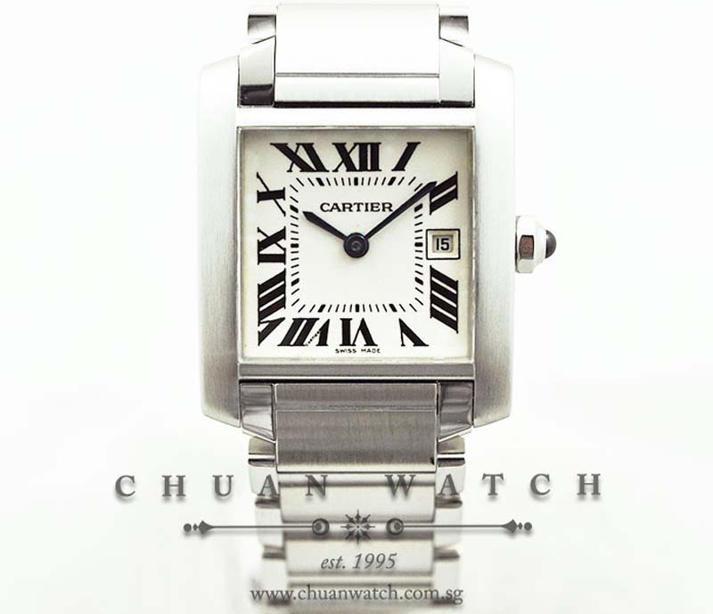 Cartier Tank Francaise Date Quartz 2465