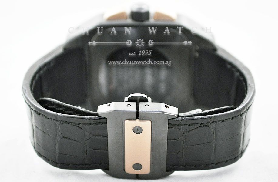 Cartier Santos 100 XL Chronograph Carbon Titanium-Gold W2020004 - Discontinued - Image 4