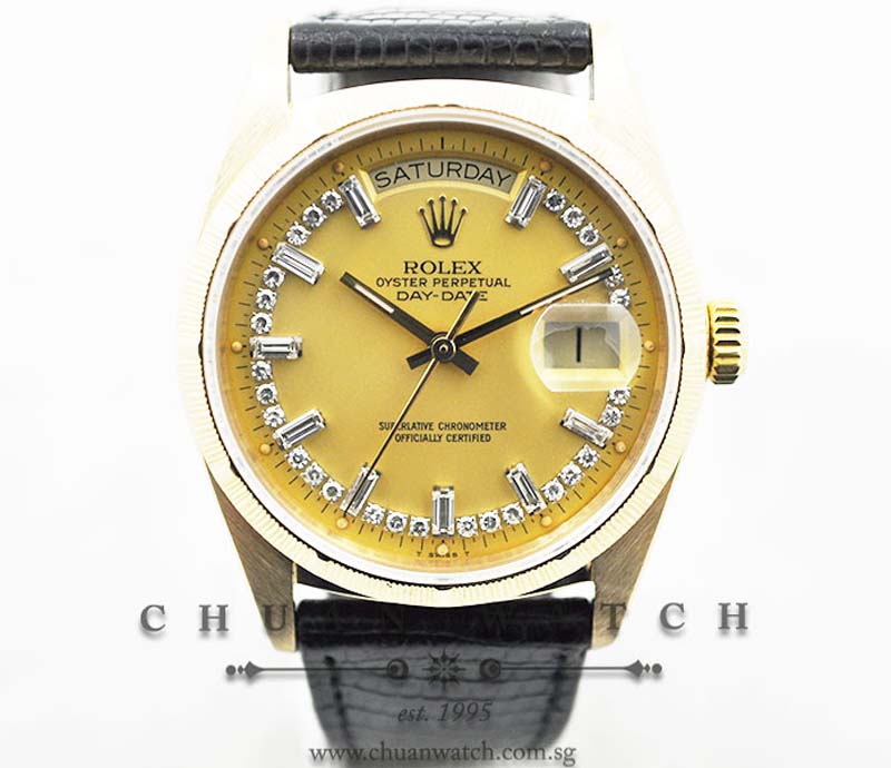 Rolex Vintage Gents Day-Date President Bark Finish 36mm 18078 - Discontinued