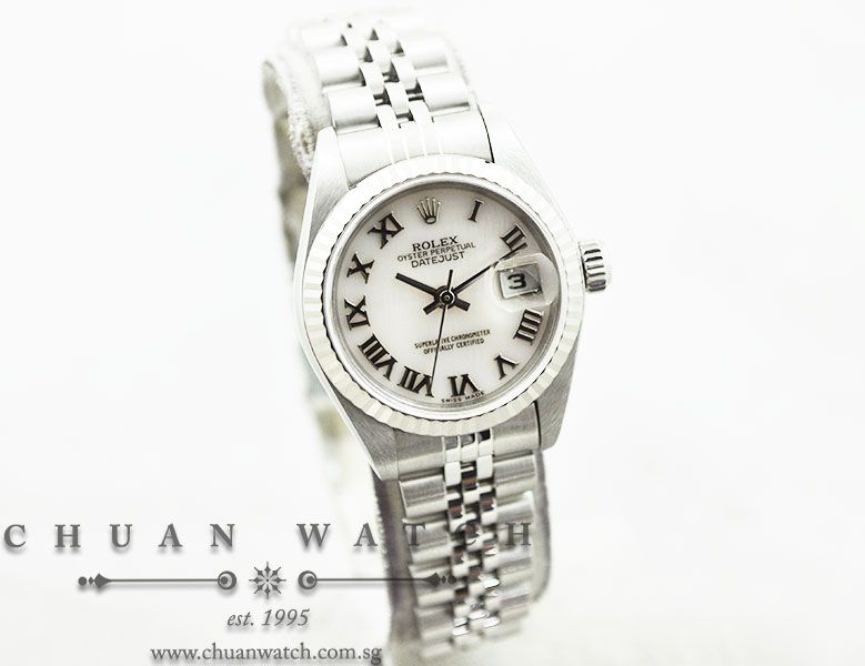 Rolex Ladies DateJust 26mm 79174 Pink MOP Roman - Discontinued - Image 3