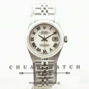 Rolex Ladies DateJust 26mm 79174 Pink MOP Roman - Discontinued