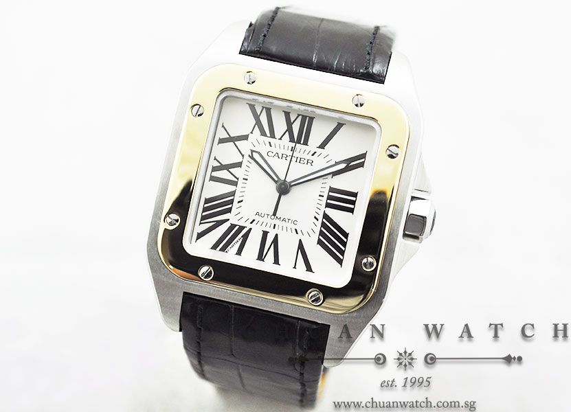 Cartier Santos 100 XL Two-Tone W20072X7 - Image 2