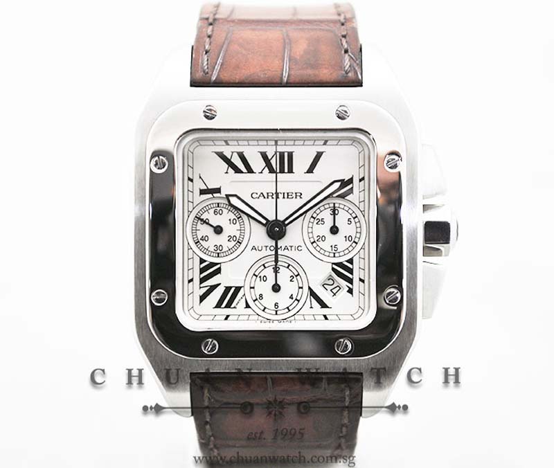 Cartier Santos 100 XL Chronograph W20090X8 - Discontinued