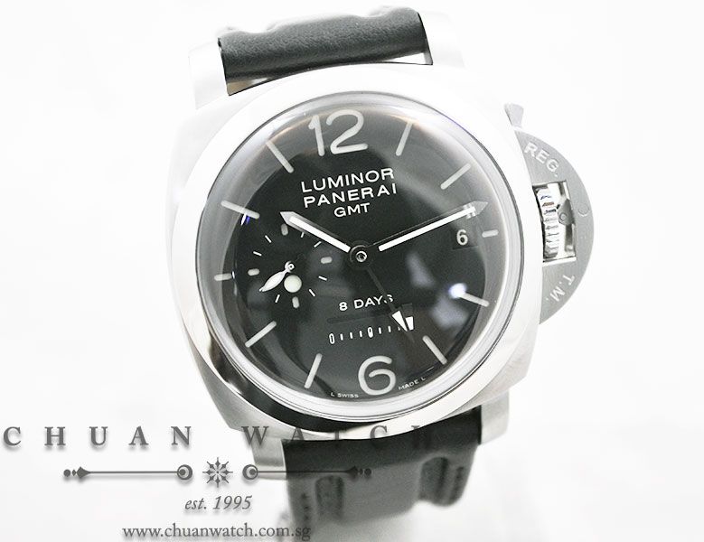 Panerai Luminor 1950 8-Days GMT Dot Dial Pam 233 I - Image 3