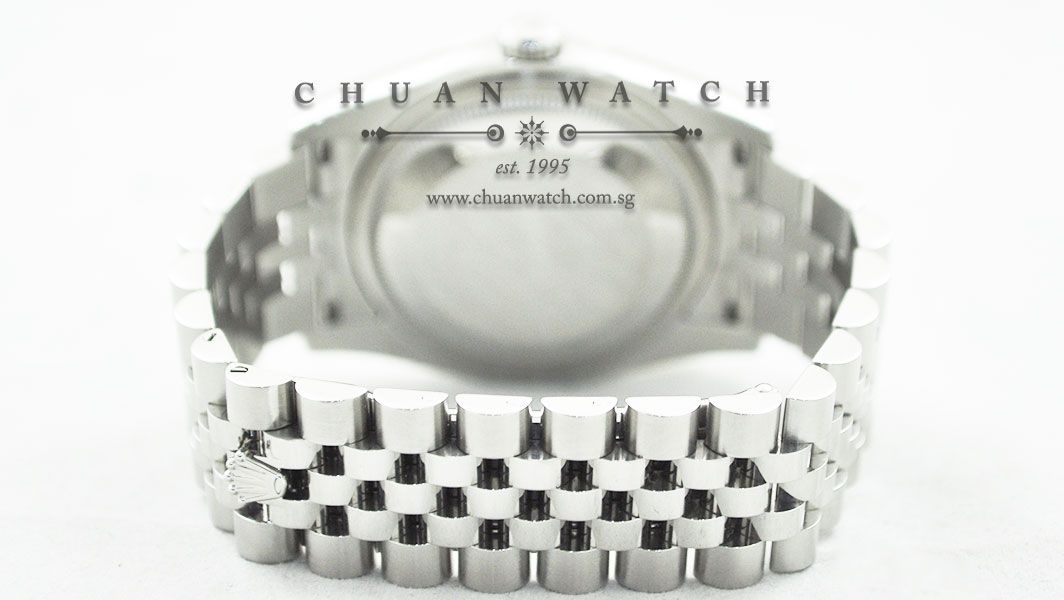 Rolex Gents DateJust 36mm 116244 Rhodium Waves 6.9. Diamonds - Image 4