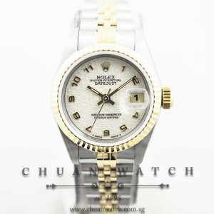 Rolex Ladies DateJust 26mm 69173 Ivory Jubilee Arabic - Discontinued