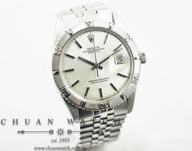 Rolex Vintage DateJust Thunderbird 36mm 1625 Silver Sunburst Baton - Discontinued - Image 3