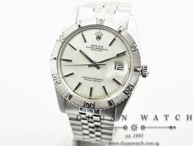 Rolex Vintage DateJust Thunderbird 36mm 1625 Silver Sunburst Baton - Discontinued - Image 2