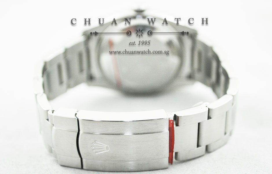 Rolex Gents Oyster Perpetual 34mm 114200 Olive Green Sunburst - Image 4