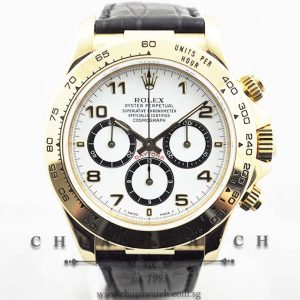 Rolex Cosmograph Zenith Daytona 16518 White Arabic Inverted 6 - Discontinued