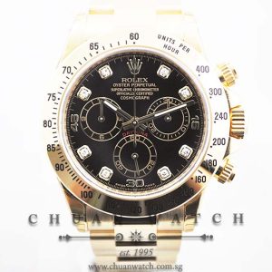 Rolex Cosmograph Daytona 116528 Black Diamonds