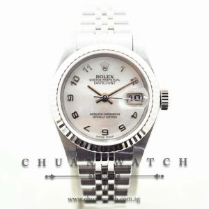 Rolex Ladies DateJust 26mm 79174 White MOP Arabic - Discontinued