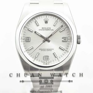 Rolex Gents Oyster Perpetual 36mm 116000 Silver Sunburst 3.6.9