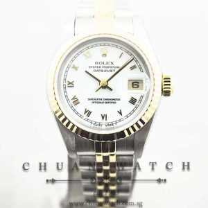 Rolex Ladies DateJust 26mm 79173 White Roman - Discontinued