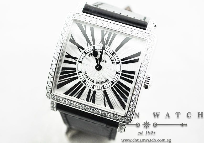 Franck Muller Master Square Quartz 6002 MB QZ Black Painted Roman - Image 2