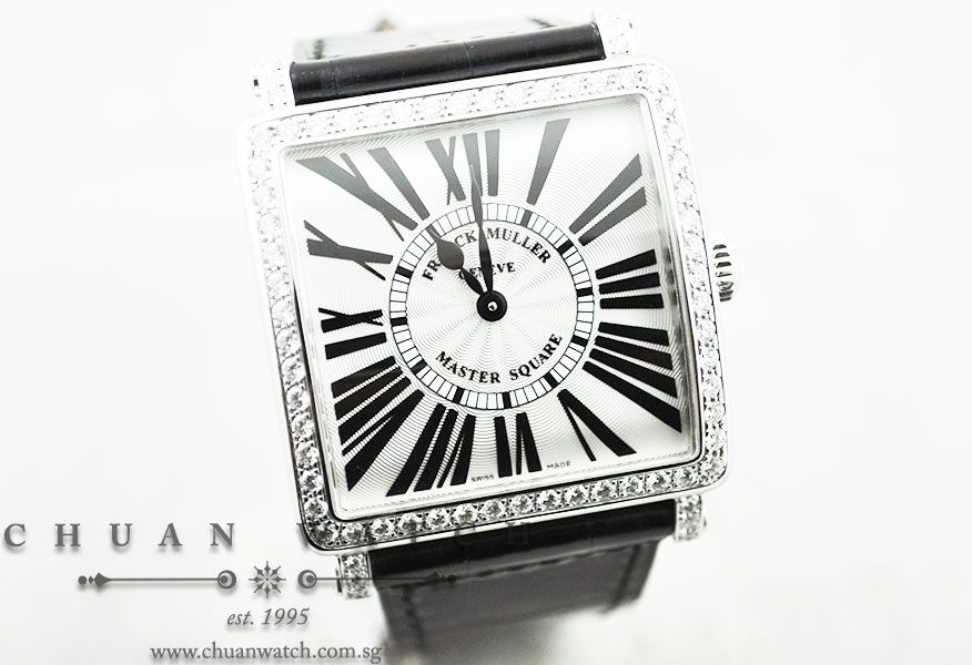 Franck Muller Master Square Quartz 6002 MB QZ Black Painted Roman - Image 3