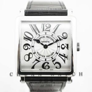 Franck Muller Master Square Quartz 6002 M QZ V Black Painted Arabic