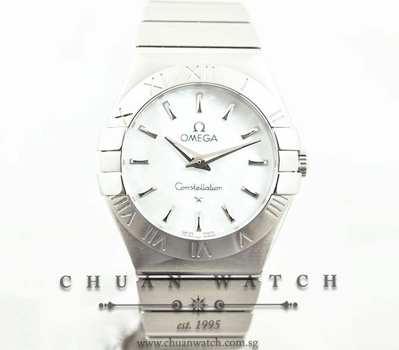Omega Ladies Constellation Quartz 27mm 123.10.27.60.05.001