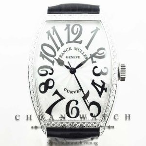 Franck Muller Midsize Cintree Curvex 5851 M SC D 1R Black Painted Roman