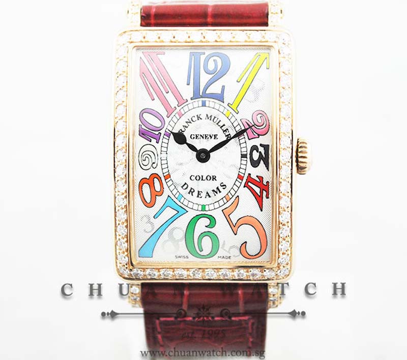 Franck Muller Ladies Long Island Quartz Color Dreams Hologram 952 QZ COL DRM D 1R