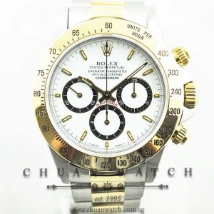 Rolex Cosmograph Zenith Daytona 16523 White Baton Inverted 6 - Discontinued