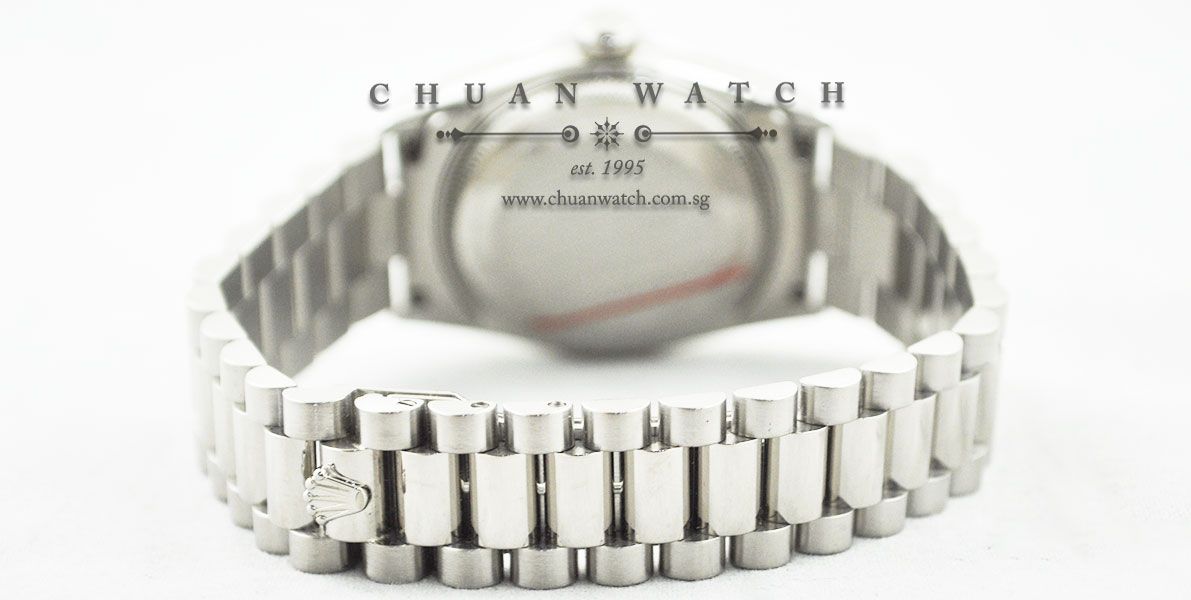 Rolex Boys DateJust President 31mm 68279 Black Diamonds - Discontinued - Image 4