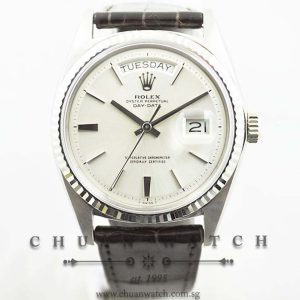 Rolex Vintage Day-Date President 36mm 1803/9 Silver Sunburst Baton - Discontinued