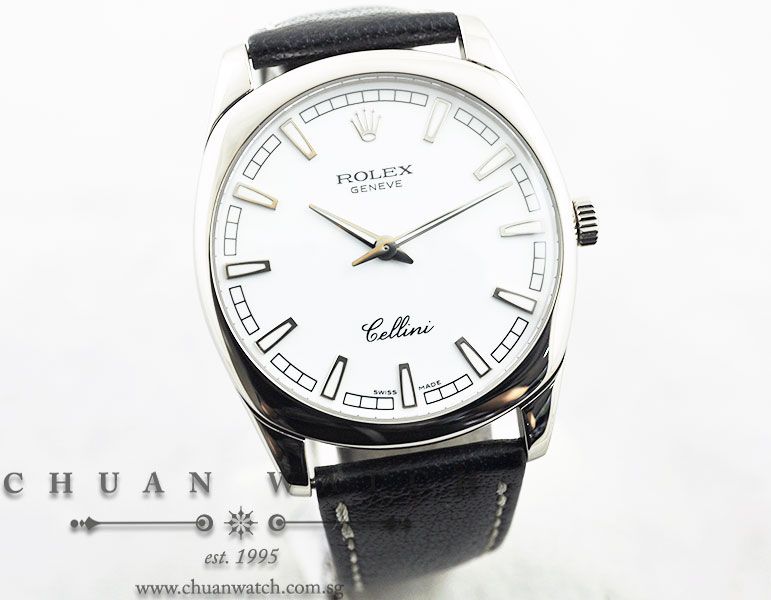 Rolex Cellini Danaos 38mm 4243/9 White Baton - Image 3