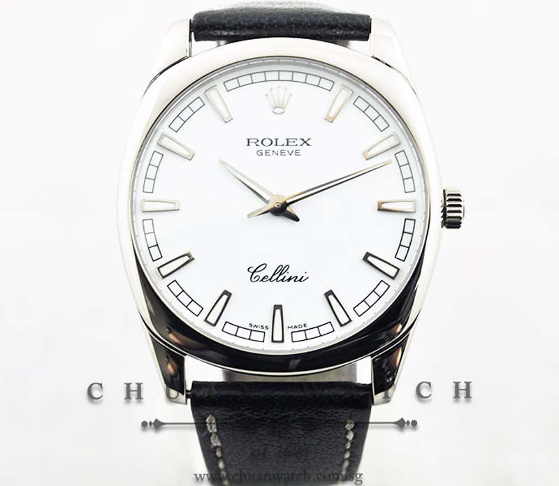Rolex Cellini Danaos 38mm 4243/9 White Baton