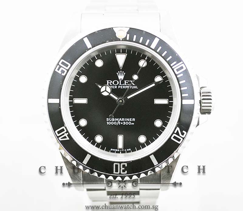 Rolex No-Date Submariner 14060 Tritium - Discontinued