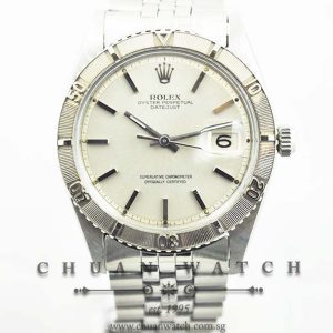 Rolex Vintage Gents DateJust Thunderbird 36mm 1625 Silver Sunburst Baton - Discontinued