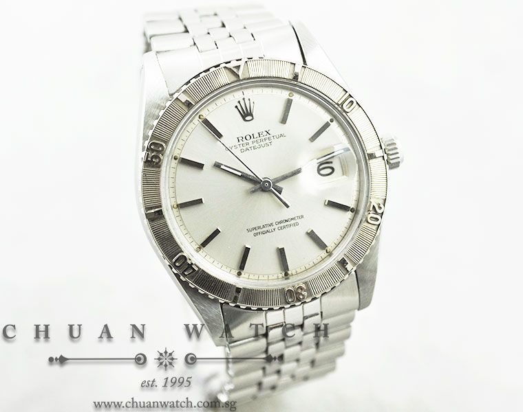 Rolex Vintage Gents DateJust Thunderbird 36mm 1625 Silver Sunburst Baton - Discontinued - Image 3