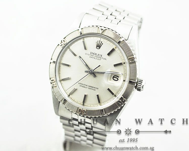 Rolex Vintage Gents DateJust Thunderbird 36mm 1625 Silver Sunburst Baton - Discontinued - Image 2