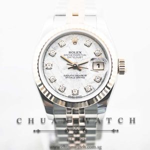 Rolex Ladies DateJust 26mm 179171 Meteorite Diamonds