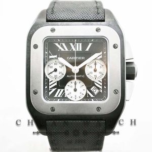 Cartier Santos 100 XL Chronograph Carbon Titanium W2020005 - Discontinued