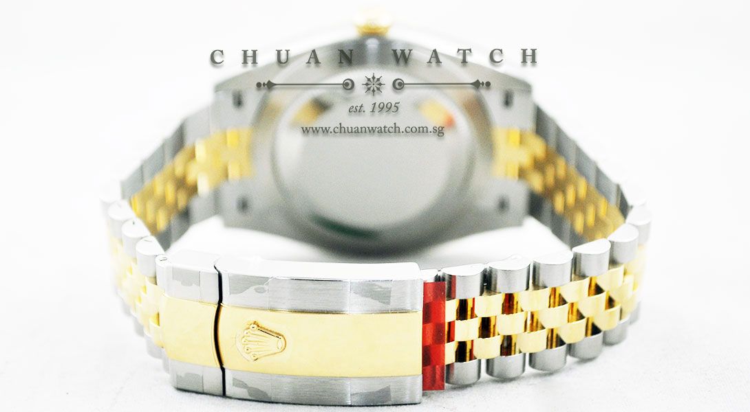 Rolex DateJust 41 126333 Rhodium Sunburst Green Painted Roman - Image 4