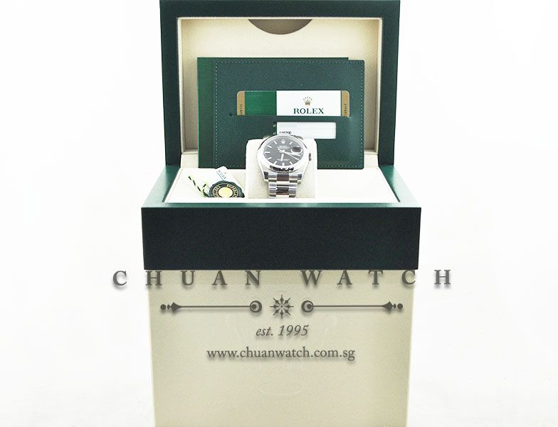 Rolex Gents DateJust 36mm 116200 Black Baton - Image 5