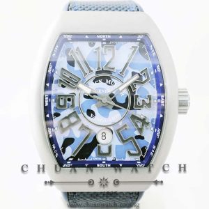 Franck Muller Vanguard Blue Camouflage V 45 SC DT TT MC BL